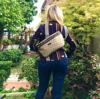 Marsupio Gucci Jumbo Bumbag Beige/Marrone