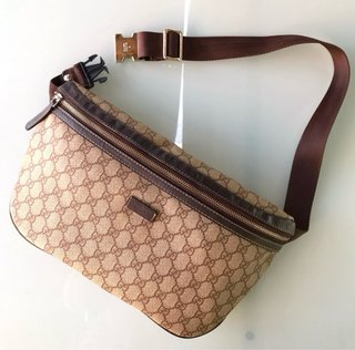 Marsupio Gucci Jumbo Bumbag Beige/Marrone