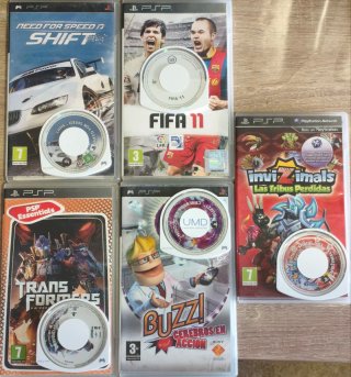 Lote 5 Juegos PSP