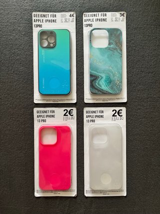 Pack 4 Fundas iPhone 13 PRO