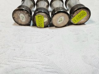 Set 4 Spargitori Vintage Vetro e Metallo