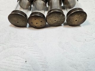 Set 4 Spargitori Vintage Vetro e Metallo