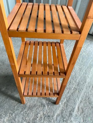 Estantería muskan de madera 4 baldas baño