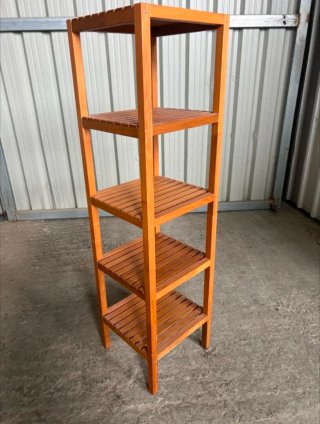 Estantería muskan de madera 4 baldas baño