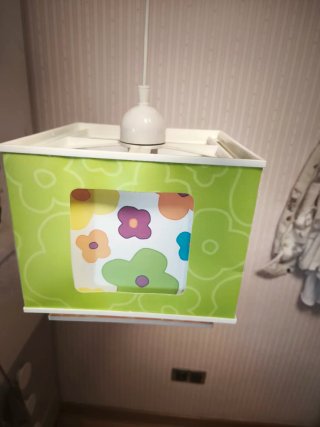 Lámpara infantil decorativa 25 cm de lado