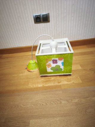 Lámpara infantil decorativa 25 cm de lado