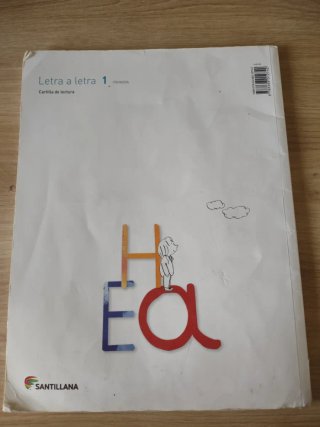 Letra a letra, 1 Primaria cartilla de lectura.