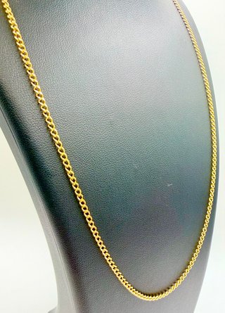 CADENA BARBADA LARGA ORO DE 18K. Peso 9.44g