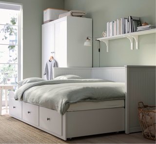 Cama nido blanca con cajones Ikea