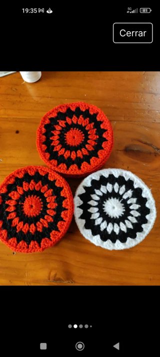 Posavasos ganchillo. Precio de unidad