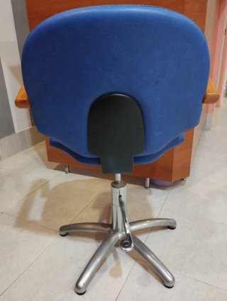 Sillón Gas Zeta Wood Azul