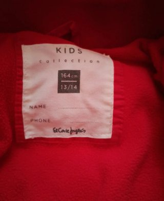 Chaquetón rojo unisex