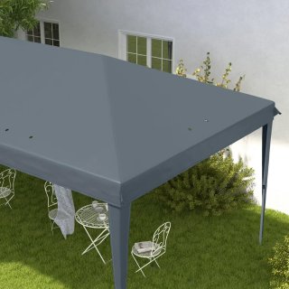 Carpa Gazebo Plegable 6x3m Gris