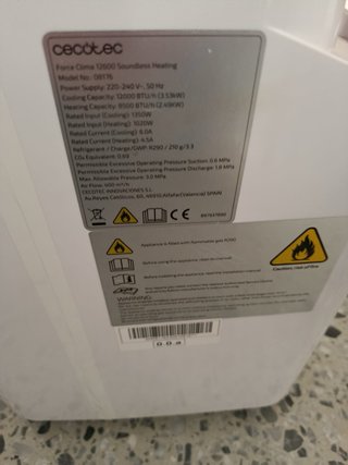 Aire Acondicionado Portátil Cecotec ForceClima 126
