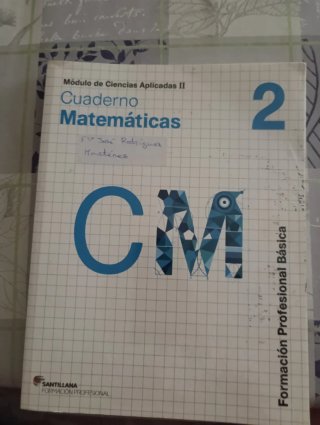 Cuaderno matemáticas 2, Formación Profesional B...