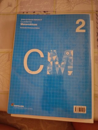 Cuaderno matemáticas 2, Formación Profesional B...