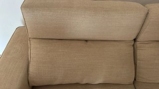Sofá cama 2 plazas beige Ikea