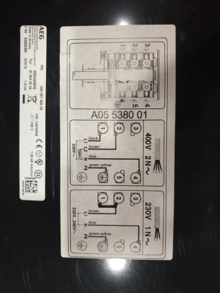 Placa induccion Vitrocerámica AEG IKB3435FB
