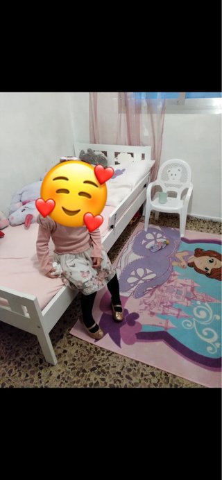 Cama infantil blanca
