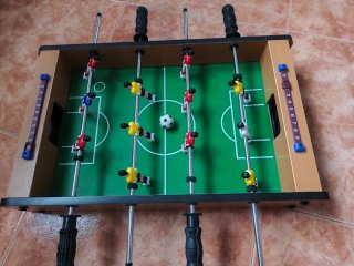 Futbolín de mesa de juguete