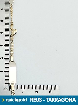 035-05-00674 PULSERA ORO 18K PARA GRABAR NOMBRE