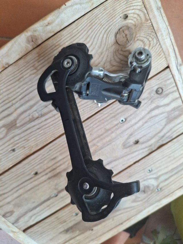 Cambio Shimano XT 9v Muelle Invertido