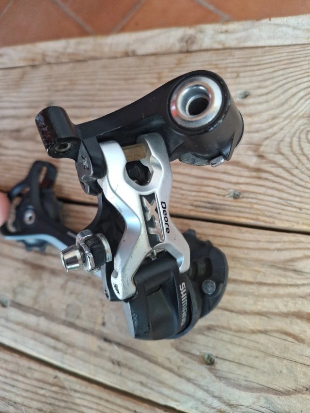 Cambio Shimano XT 9v Muelle Invertido