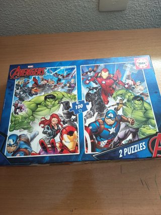 Puzles Avengers 100 Piezas (2 Puzles)