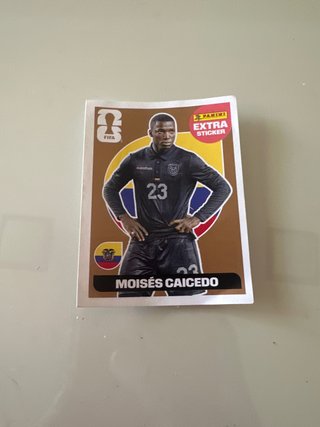 Carta Extra Sticker Moisés Caicedo FIFA