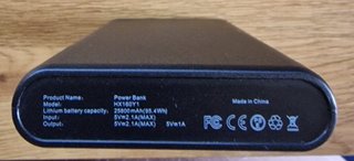 Power Bank SONY HX160Y1 - 25.800 - mAh - Seminueva
