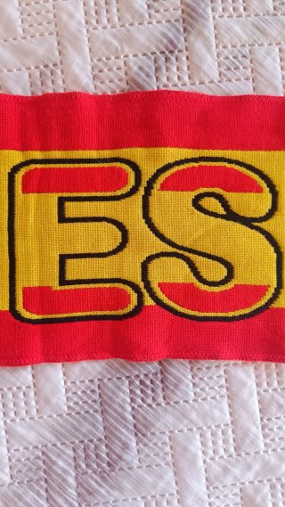 BUFANDA ESPAÑA SELECCIÓN DE FÚTBOL