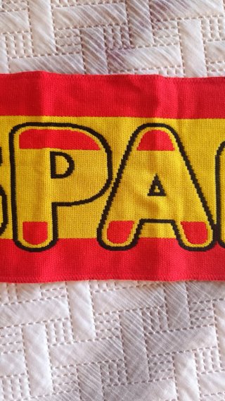BUFANDA ESPAÑA SELECCIÓN DE FÚTBOL
