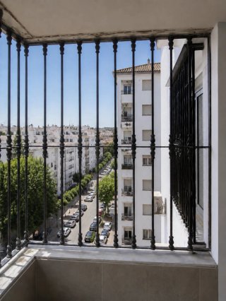 Rejas de hierro forjado para balcón