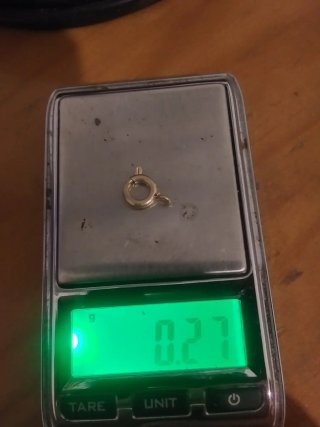 Reasa oro 18k 7mm para cadena