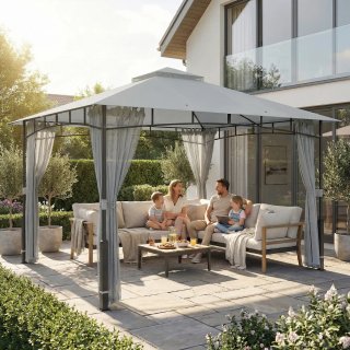 Cenador Carpa Jardín Doble Techo
