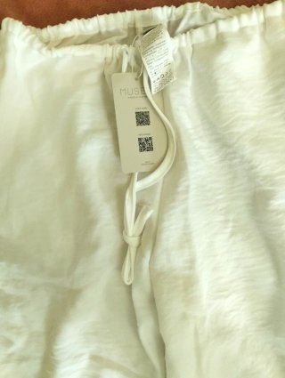 Pantalón blanco lino talla xs Amisu