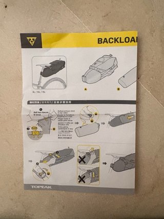 Bolsa sillín Topeak para bicicleta 15 litros