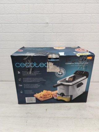 Cecotec Freidora de Aceite CleanFry 3 litros