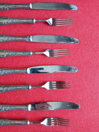 Posate da dessert Vintage  Solingen argento 800