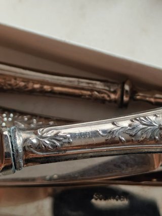 Posate da dessert Vintage  Solingen argento 800