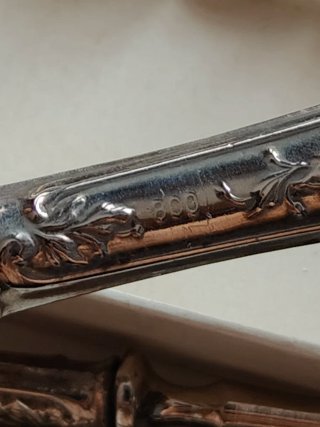 Posate da dessert Vintage  Solingen argento 800