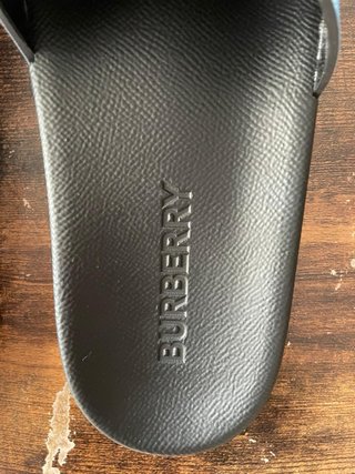 Ciabatte Burberry Blu Taglia 42 indossate poco