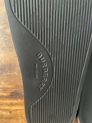 Ciabatte Burberry Blu Taglia 42 indossate poco