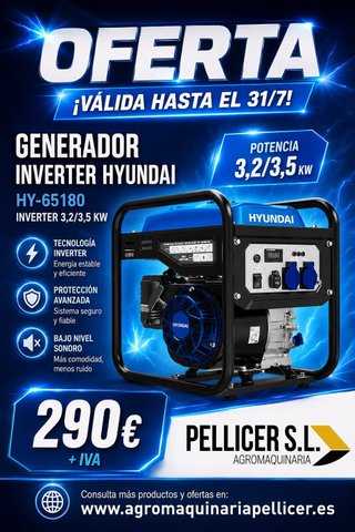 Generador Inverter Hyundai HY-65180
