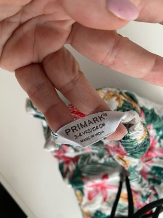 Mono verano niña estampado floral