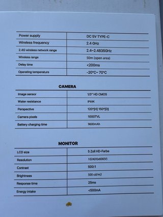 Cámara Visión Trasera Solar Inalámbrica Magnética