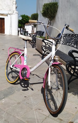 Bicicleta Orbea  Rosa y Blanca