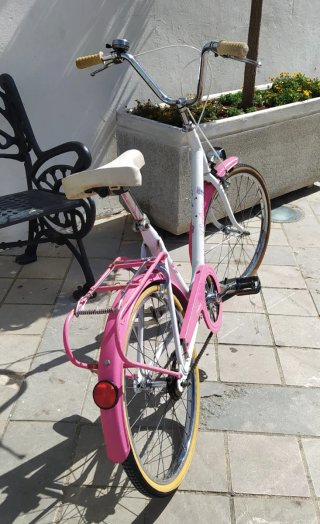 Bicicleta Orbea  Rosa y Blanca