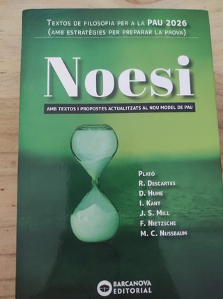 Noesi. Textos de filosofia per a les PAU 2026