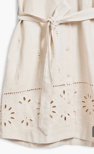 Vestido Desigual Beige Talla M